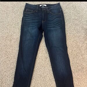 KanCan Women's Deep Indigo Skinny Jeans